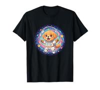 Adorable Chiot Astronaute dans Une Galaxie colorée T-Shirt