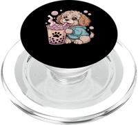 Adorable Chiot Cockapoo et thé aux Perles Kawaii Lover PopSockets PopGrip pour MagSafe