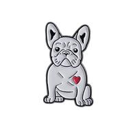 Adorable chiot Design Alliage Alliage Broche Pin Animal Bijoux Cadeau pour les amoureux des chiens Anniversaire Fête de Noël Tenue Accessoire Femme Chien Broche Accessoire