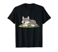 Adorable Chiot Loup endormi Animal de la forêt T-Shirt