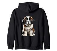 Adorable Chiot Saint-Bernard Sweat à Capuche