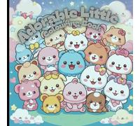 Adorable Colouring book. Adult colouring book of Cute Cartoon animals