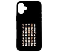Adorable compilation Bulldog et Frenchie Coque pour iPhone 16 Plus