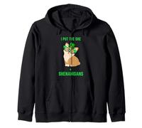 Adorable Corgi Saint Patrick's Day I Put The She in Shenanigans Sweat à Capuche
