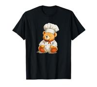 Adorable Costume de Cuisinier Ours en Peluche pour garçons et Filles T-Shirt