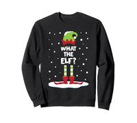 Adorable Costume de Noël Assorti « What The Elf? » Sweatshirt