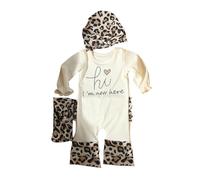 Adorable costume de photographie pour nouveau-né - Armure de lettres recadrées - Impression et coiffe - Bandeau pour cheveux - Accessoires de séance photo - Chapeau confortable