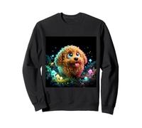 Adorable Costume en Peluche Kawaii Golden Doodle Amusant pour garçons et Filles Sweatshirt