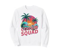 Adorable Cousin Squad Camper Vacances Voyage Plage Assorti Filles Sweatshirt