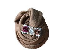 Adorable couverture d'emmaillotage pour bébé avec bandeau et oreiller idéal pour une période photo mémorable nouveau-né