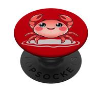 Adorable Crabe Zodiac Cancer - Adorable Astrologie PopSockets PopGrip Adhésif