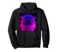 Adorable créature pelucheuse, motif monstre mignon Sweat à Capuche