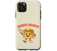 Adorable crêpe Dimanche Brunch Amateur drôle Gourmand Vintage rétro Coque pour iPhone 11 Pro Max