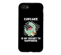 Adorable Cupcake Dinosaure est Mon Secret pour Le Bonheur Dinosaures Coque pour iPhone SE (2020) / 7/8