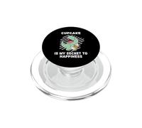 Adorable Cupcake Dinosaure est Mon Secret pour Le Bonheur Dinosaures PopSockets PopGrip pour MagSafe