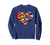 Adorable Cœur Dédié À l'escalade Et Au Bloc Sweatshirt