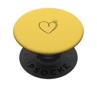 Adorable cœur dessiné à la Main pour Amoureux du Livre d'amour Minimaliste PopSockets PopGrip Adhésif