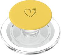 Adorable cœur dessiné à la Main pour Amoureux du Livre d'amour Minimaliste PopSockets PopGrip pour MagSafe