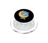 Adorable Dauphin endormi sur la Lune PopSockets PopGrip pour MagSafe