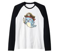 Adorable Dauphin Pirate Capitaine Manche Raglan