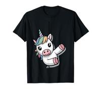 Adorable Dessin animé Licorne regardant T-Shirt