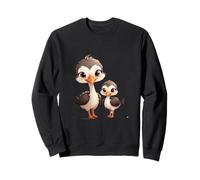 Adorable Dessin animé Mama Oie et oison Sweatshirt
