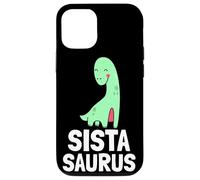 Adorable Dinosaure Assorti à la Famille Sista Saurus Coque pour iPhone 12/12 Pro