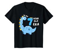 Adorable dinosaure dans mon 7e anniversaire T-Shirt