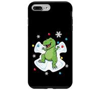 Adorable Dinosaure Faisant Un Ange Neige Noël Rex Dino Coque pour iPhone 7 Plus/8 Plus