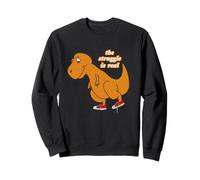 Adorable Dinosaure rétro The Struggle is Real Funny Animal Lover Sweatshirt