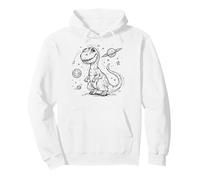 Adorable Dinosaure T-Rex Explorateur Spatial Cosmique Aventure Dinosaure Sweat à Capuche