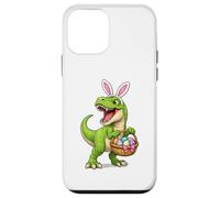 Adorable Dinosaure T-Rex habillé comme Un Lapin de Pâques Amusant Coque pour iPhone 12 Mini