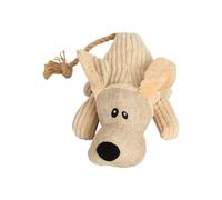 Adorable Dog Squeaky Toy, Sturdy Dog Chew Toys Puppy Squeaky Toy Decorative Soft Pet Toy 37 x 24 cm pour chewers, chiens, maison, intérieur, voyage, extérieur, beige couleur
