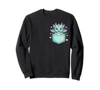 Adorable Dragon de Poche Surprise Kawaii Fantaisie Minuscule créature Art Sweatshirt