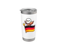 Adorable drapeau allemand Aigle Gobelet isotherme en acier inoxydable double paroi