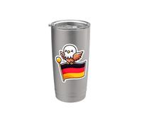 Adorable drapeau allemand Aigle Gobelet isotherme en acier inoxydable double paroi