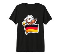 Adorable Drapeau Allemand Aigle T-Shirt Haut de Gamme
