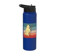 Adorable échelle à oiseaux calopsitte, nature curieuse Stainless Steel Insulated Water Bottle