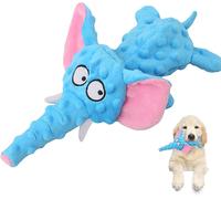 Adorable Elephant Toy Combining Unique Design,Soft Durability,Interactive Play,Multiple Choices And Safety For The Animal. (Light Blue)