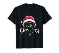 Adorable Elfe de Grand-mère Assorti pour Noël T-Shirt