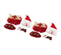 Adorable Ensemble épingle à Cheveux et Bandeau de Noël : Charmants Accessoires pour Cheveux pour et (Version Père Noël)