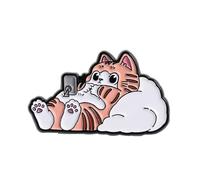 Adorable Épingle À Chats En Alliage Pratique Accessoire De Bijoux En Forme D'animal Décoration Légère Pour Vestes Sacs Ou Chapeaux Article Collection Chats Insolites