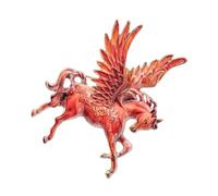 Adorable épinglette cheval pour les amateurs de signes du zodiaque chinois, broche artisanale en alliage, accessoire de mode, cadeau, cadeau année de cheval, Einheitsgröße, comme décrit