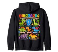 Adorable espèce de Dinosaure T-Rex fossile Graphique Sweat à Capuche