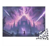 Adorable Fairy Tale Castle Puzzle 1000 Pièces Jouet De Défi Adultes Et Enfants Puzzle Créatif Défi Éducatif Cadeau De Décoration Intérieure 52x38cm/1000pcs