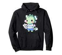 Adorable Fan de Sport Dinosaure Joueur de Football Sweat à Capuche