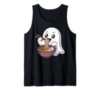 Adorable fantôme Mangeant des Ramen Japonais Kawaii Nouilles Débardeur