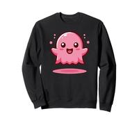 Adorable fantôme Rose Kawaii Dessin animé Halloween Sweatshirt