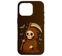 Adorable Faucheuse de Dessin animé Maman pour Devenir Une mère d'halloween Coque pour iPhone 16 Pro