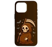 Adorable Faucheuse de Dessin animé Maman pour Devenir Une mère d'halloween Coque pour iPhone 16 Pro Max